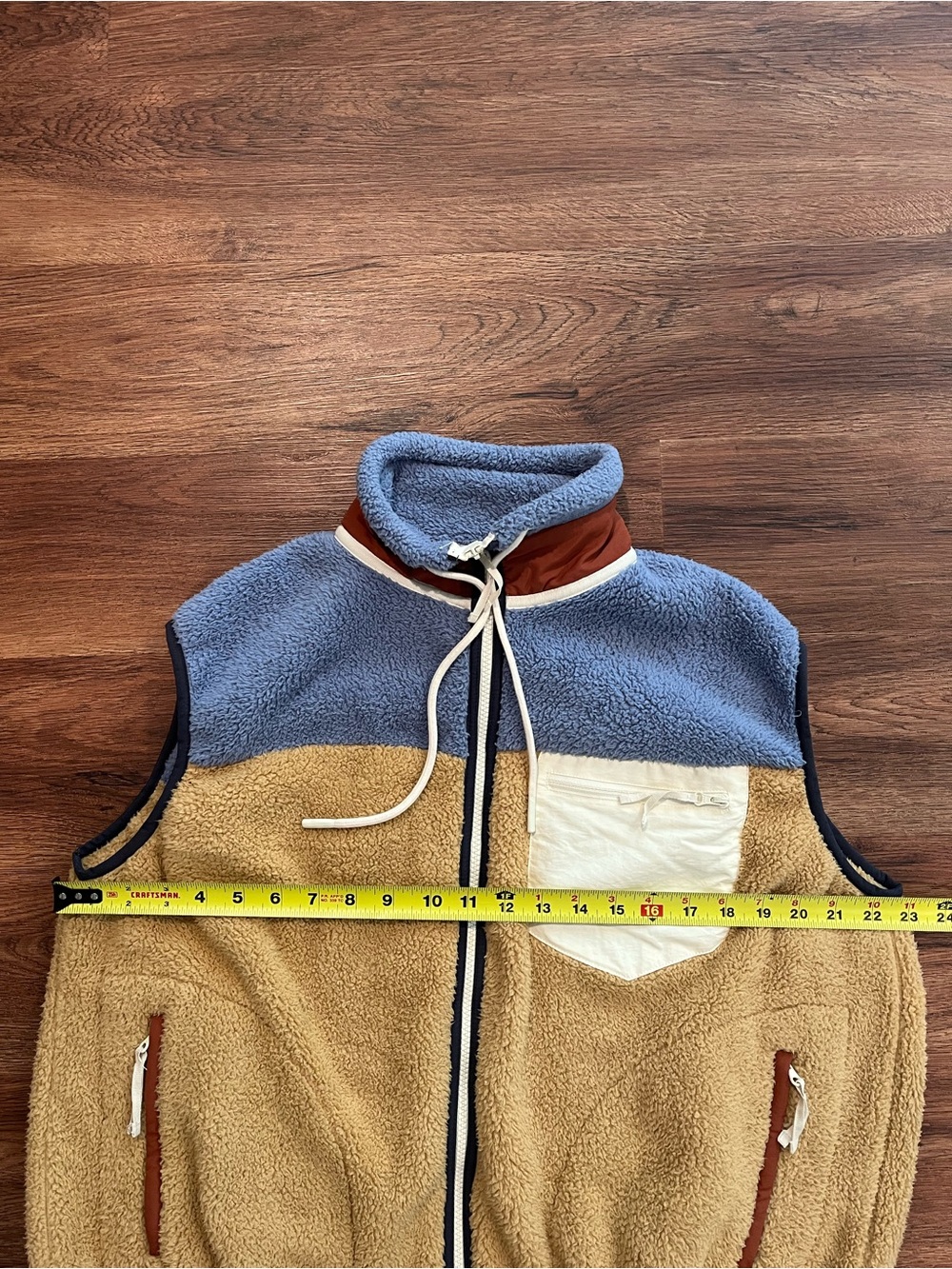 THE GREAT OUTDOORS The Plush Colorblock Terrain Vest Sherpa Women's Small - Picture 13 of 13
